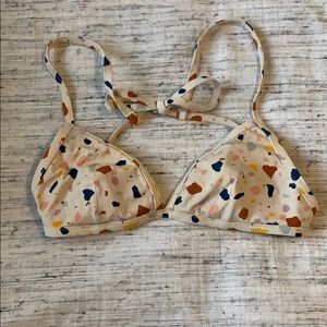 Madewell Classic Bikini Top Size Small